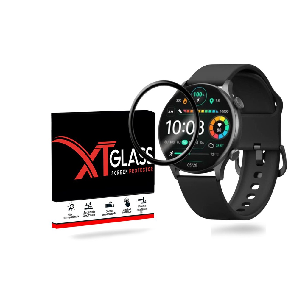 Pelicula de Nanogel 3D Compatível Com Smartwatch Haylou Solar Plus Rt3 Ls16