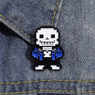 Série Undertale Game Series Esmalte Sans Cosplay Mochila De Desenho Animado Crachá Acessórios De Roupas Jóias De Presente Para Amigos