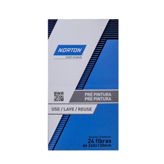 Fibra Abrasiva Pré Pintura (3 Unidades) Cinza Norton
