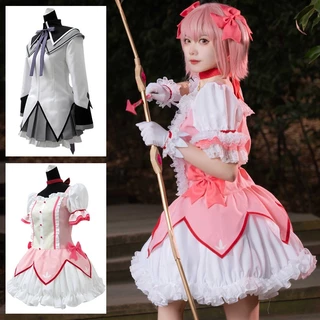 Garota Mágica Kame Yuanka cos Vestuário Xiao Meiyan cosplay Roupas bidimensionais Madoka Anime Jogo de Figurino Anime Jogo de Figurino Anime