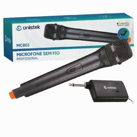 MICROFONE SEM FIO PROFISSIONAL ONISTEK ON-MC805