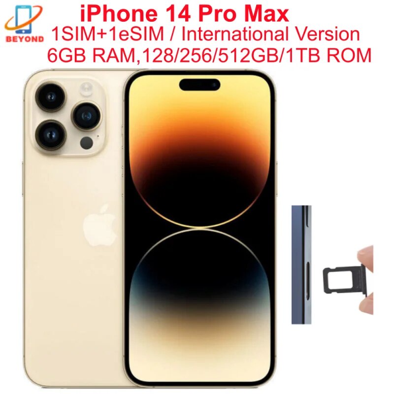 Apple iPhone 14 Pro Max 128/256/512GB 1TB 6GB Versão Internacional