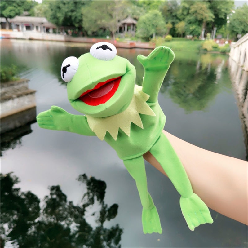 Influenciador Quack Little Frog Frog Kumite Doll Doll Doll Puppet Toy ...