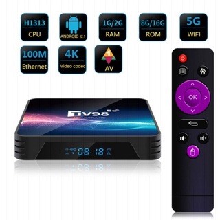 Magcubic Android 12 TV Box Wifi6 HDR10+ Allwinner H618 Quad Core Cortex A53  Support 8K 4K BT5.0 Voice Media Player Set top box