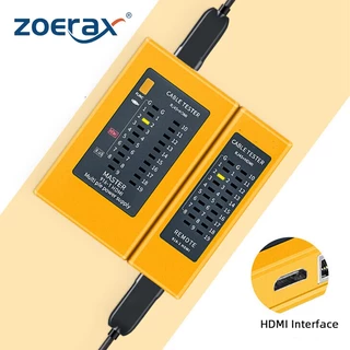 Testador De Cabos ZoeRax HDMI RJ45 De Rede 2 Em 1 Ethernet LAN Detector