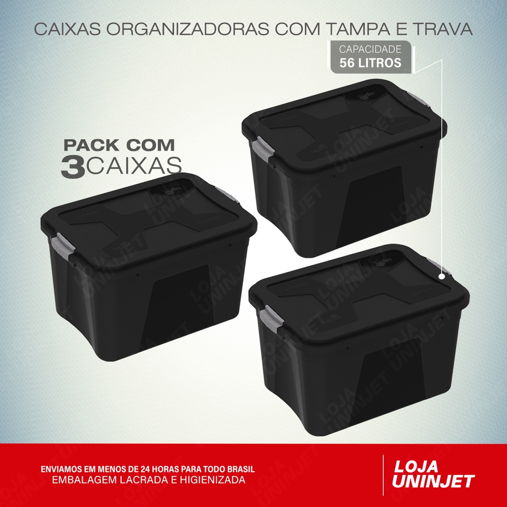 Garfo em Nylon Preto - Uninjet