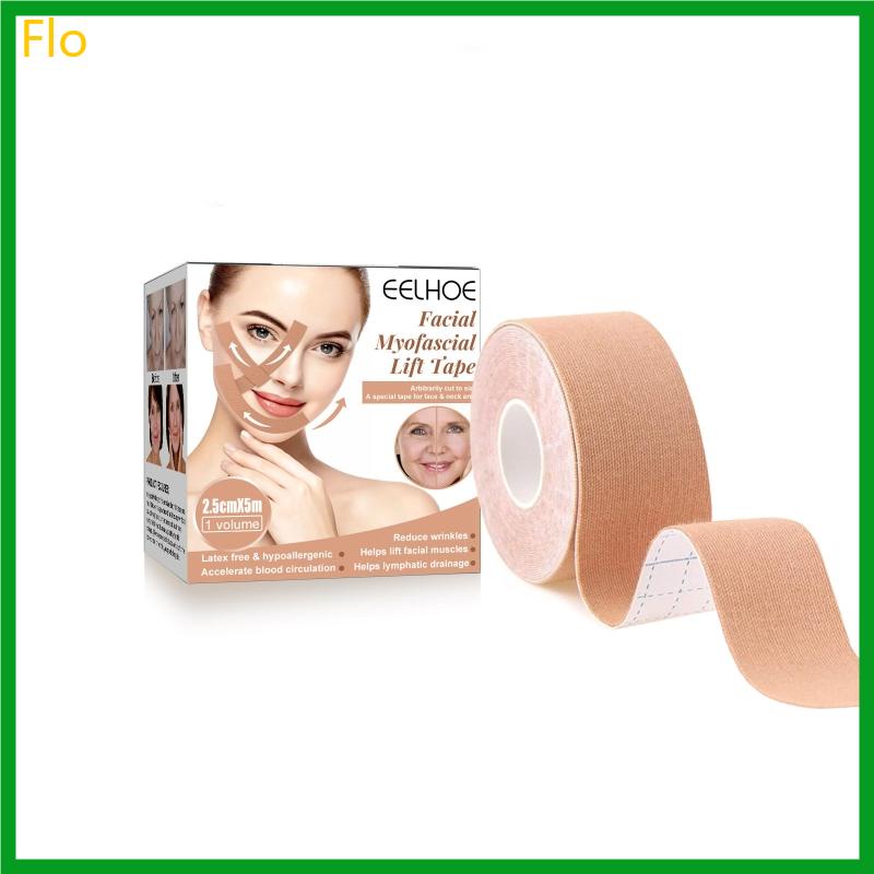 Flo 2 5cm 5m Fita Kinesiology Para Lifting Facial Neck Eyes Removedor ...