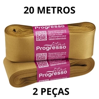 Fita Cetim Nº9 38 mm 20 METROS Economize comprando 2 peças