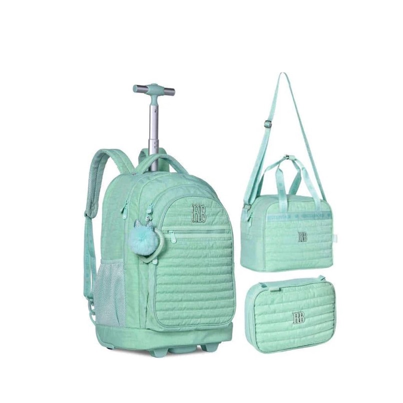 Kit Mochila Rodinha Juvenil Escolar Rb Rebecca Bonbon | Shopee Brasil