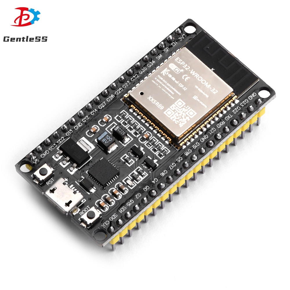 Placa De Desenvolvimento ESP32 WiFi Bluetooth Ultra-Baixo Consumo De Energia Dual Core Processador NodeMCU ESP32-WROOM-32D