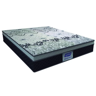 Colchão Casal Espuma Solid 138x188x28cm Marrom/Branco Gazin - Suporta até 150kg por Pessoa