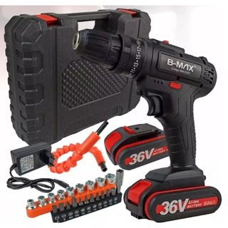 Furadeira Parafusadeira 1550rpm Portátil Bateria Potente 36v