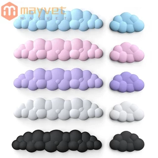MAYVET Suporte De Pulso , Teclado De PU Ergonômico Mouse Pad , Computador Portátil Em Forma De Nuvem Espuma De Memória Para Escritório Doméstico Sem Escorregamento