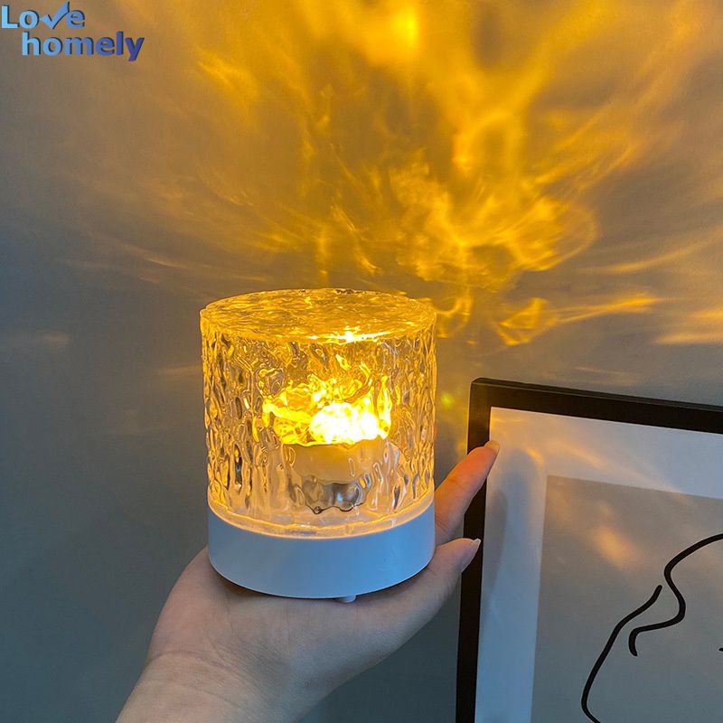 Luz Atmosférica Aurora E Sombra Lâmpada De Mesa Sofisticada Confortável Nocturna Presente Design Único Iluminação De Ambiente