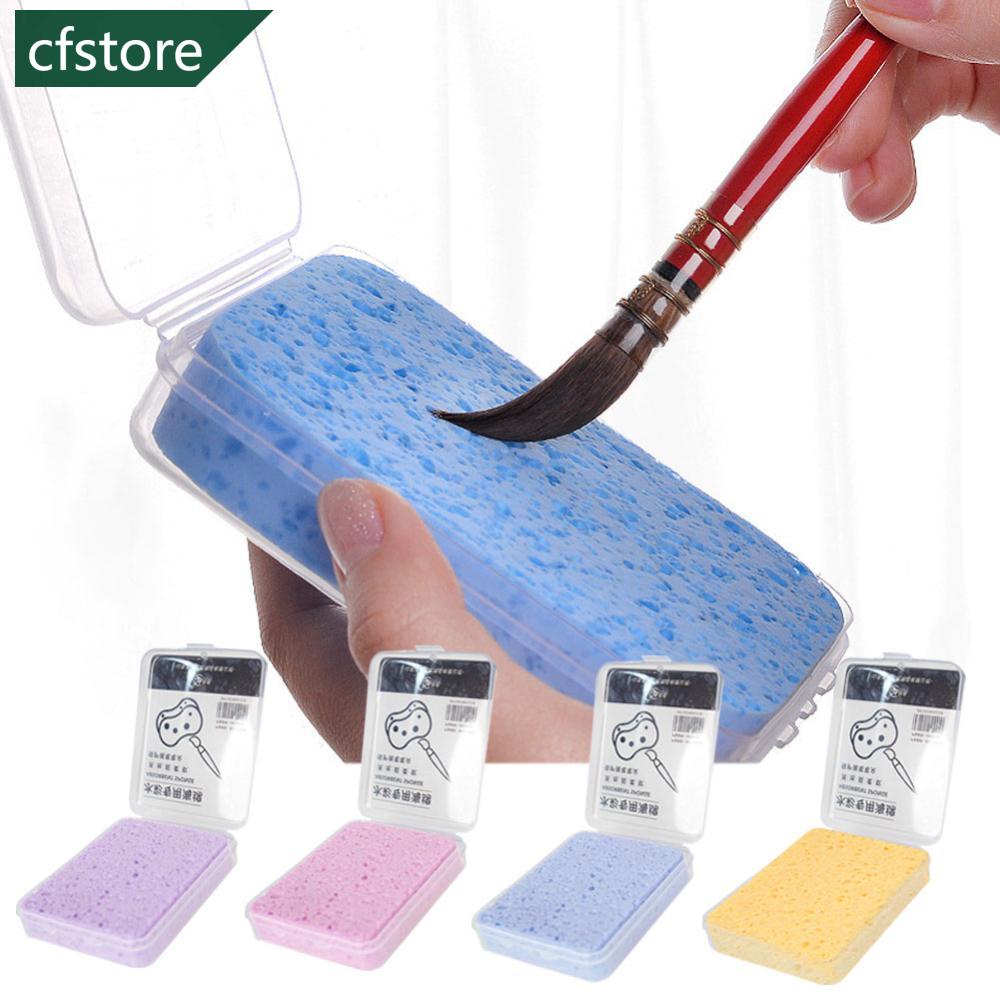 CFSTORE Aquarela Pintura Esponja Caixa De Hidratação Especial Giz De Água Forte Absorção Suprimentos De Arte Q1X4