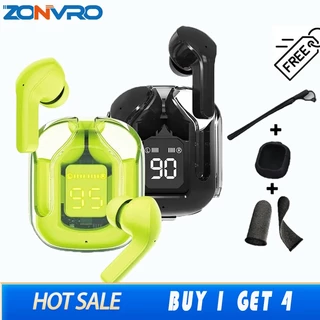 Novos Fones De Ouvido Bluetooth T6 Com Acessórios Para Redução De Ruído Semi Em Estilo Auricular Vida Útil Da Bateria Ultra Longa Compartimento Transparente Sem Fio De Alta Potência