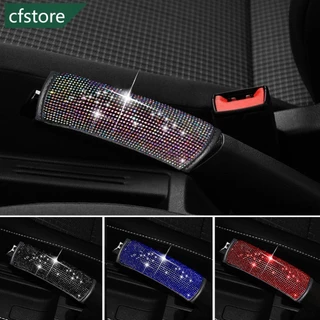 CFSTORE Rhinestone Capa Do Freio De Mão Carro Couro Auto Antiderrapante Protetor Diamantado Decoração Interior Acessórios A3O6