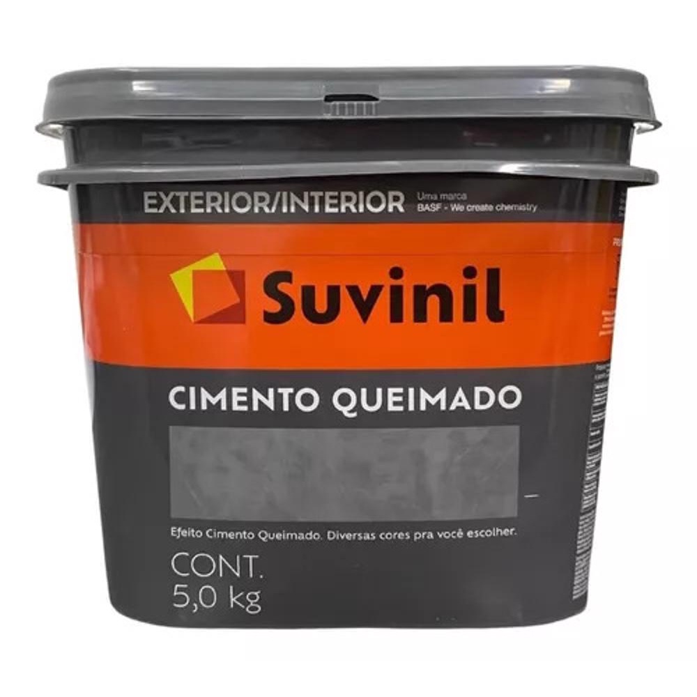 Suvinil Efeito Decorativo Cimento Queimado Avenida Expressa 5KG ...