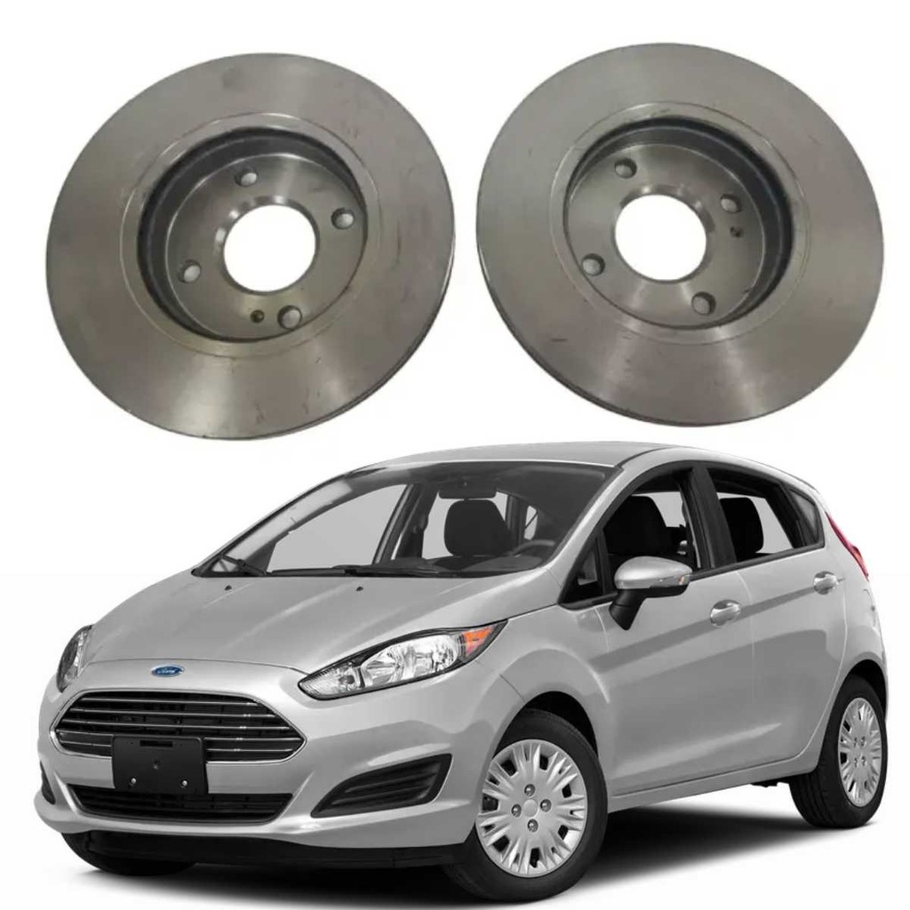 Disco Freio Dianteira ( Jogo ) Ford New Fiesta 14/19 - Orig | Shopee Brasil