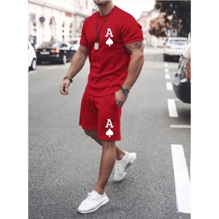 Camiseta E short moletom Espadilha Naipe Baralho