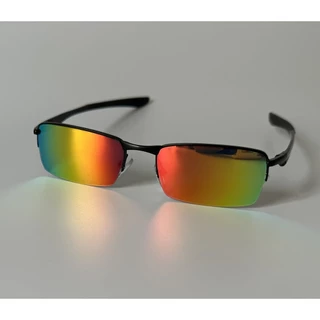 Óculos de Sol Lupa do Vilão Armação Toda em Metal Lentes 100% Polarizadas