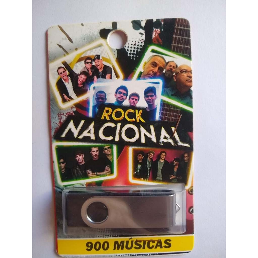 MEGA PEN DRIVER ROCK NACIONAL | Shopee Brasil