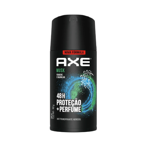 Desodorante Aerosol Axe Musk Masculino 48h 152ml em Oferta na Shopee