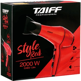 Secador Taiff Style Red 2000W 127V