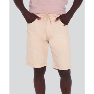 Bermuda Sarja Masculina Bege Claro