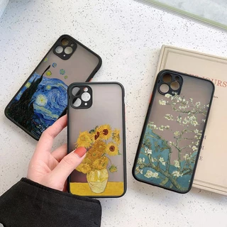 A Arte Nocturna Estrelada Estética Van Gogh Girassóis Para Xiaomi Redmi Nota 11 12 13 Pro Plus 12S 11S 10S 10 9S 9 Max Turbo 13C 12C 10C 12 4G Capa À Prova De Choque