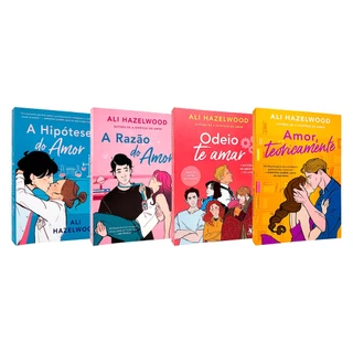 A Hipótese do Amor + A Razão do Amor + Odeio Te Amar + Amor, Teoricamente - 4 Livros