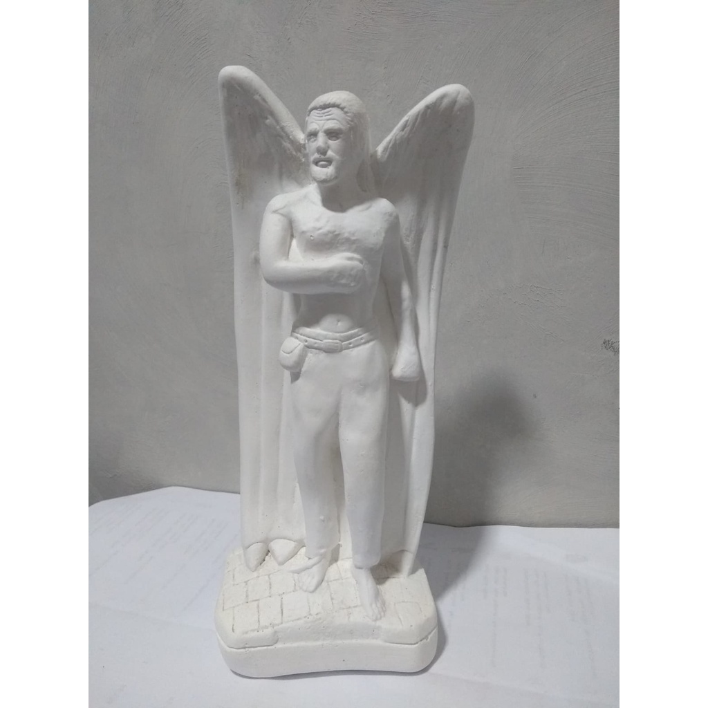 Imagem Escultura Estatua Exu Morcego 24cm Em Gesso Cru Shopee Brasil 4073