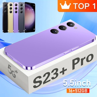 Novo Celular S23 + Pro Real 4G 5G Telefone Android Inteligente 12 Tela De Perfuração 4GB + 64GB Grande 8 Milhões De Pixels-mddde