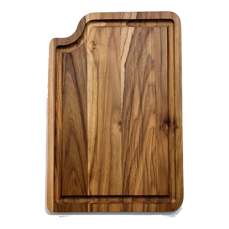 Tábua De Corte Madeira Cuba Gourmet Stillus Home50X40 cm