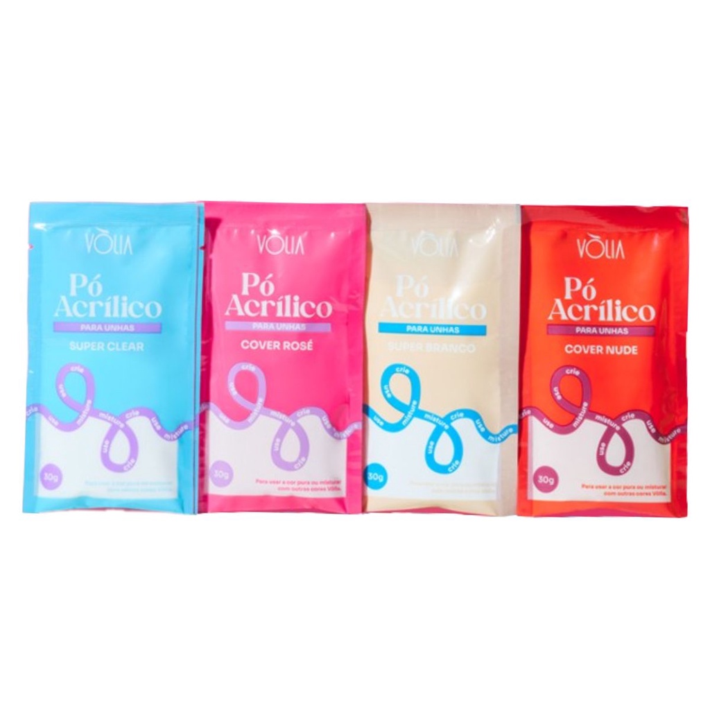 Pó Acrílico para Unhas Volia Sache 30g