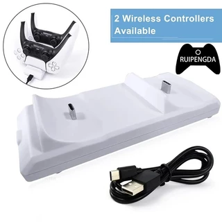 Mini Carregador De Dock Para PS5 Controlador Sem Fio USB Tipo C Estação De Carregamento Rápido Duplo Acessórios Gamepad Joystick PS5