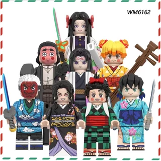 Brinquedos Educativos Infantis Série Anime Caçador De Demônios Tanjiro Figura Blocos De Construção