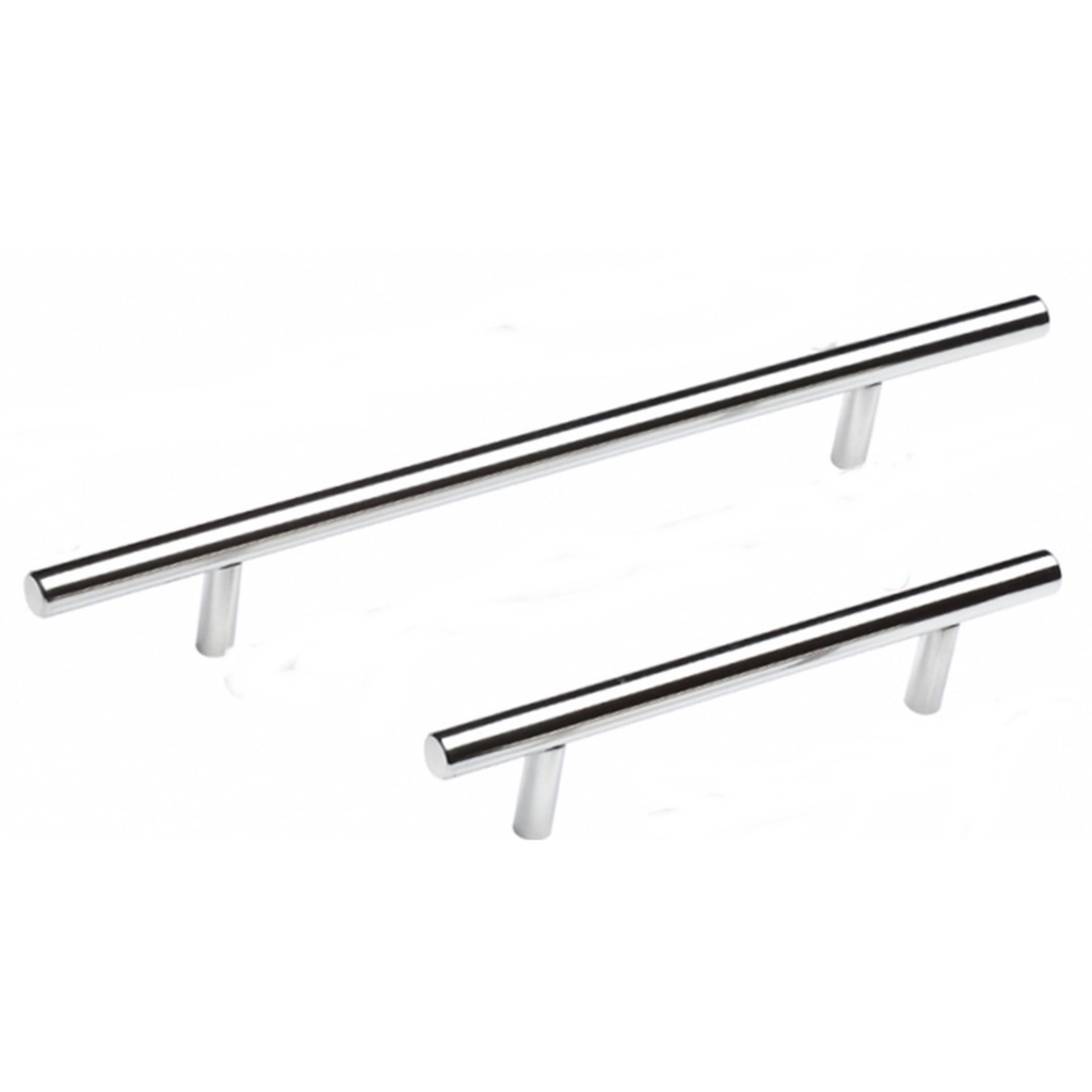 Puxador Haste Inox Escovado 16 Peças 192mm + 11 Peças 288mm