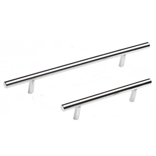 Puxador Haste Inox Escovado 16 Peças 192mm + 11 Peças 288mm