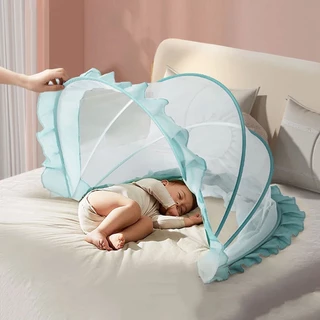 Dobrável Bebê Mosquiteiro Net Cama Do Bebê Portátil Berço Rede Para Recém-nascido 0-18 Meses Bebê Net Sombreamento Viagem Mosquito Net
