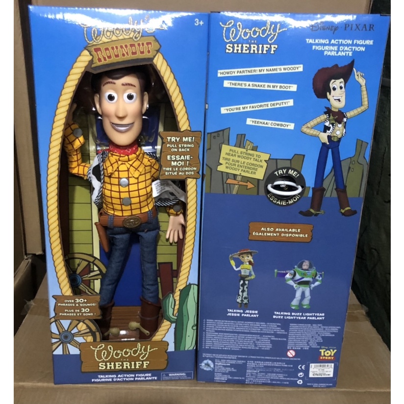 Toy Story Sheriff Woody Triss Pull Line Linha de Puxar a Voz Toy Story Sheriff Woody Triss Pull Line Linha de Puxar a Voz