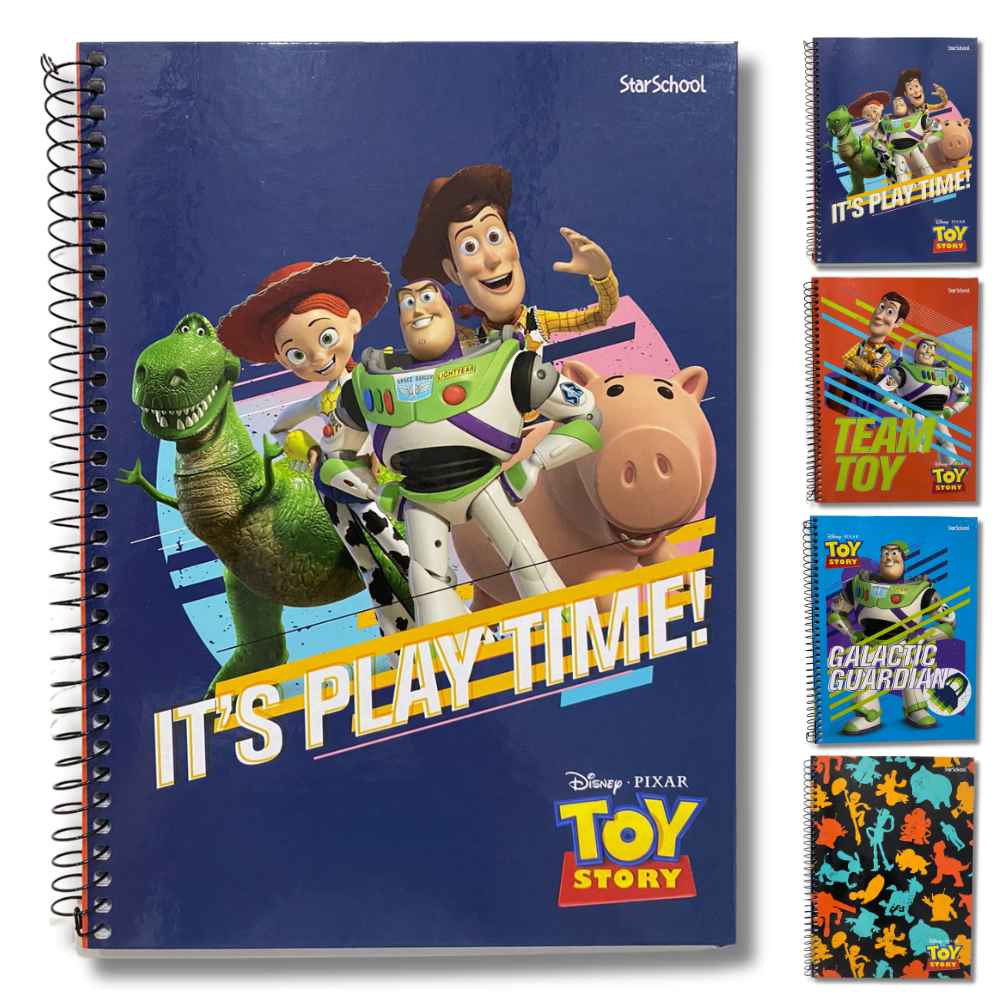 Caderno Espiral Grande Capa Dura 80 fls 1 matéria - Toy Story ...