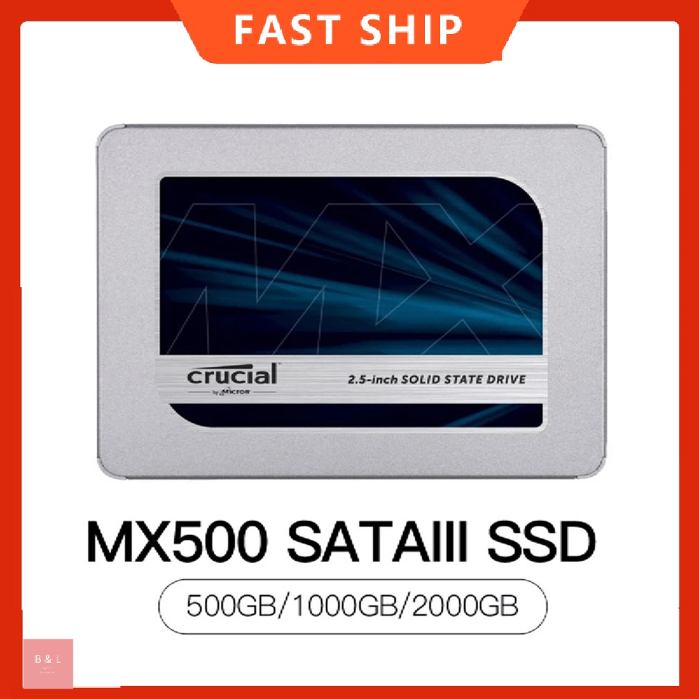 2T CRUCIAL MX500 500GB 1TB 2TB SSD SATA 2.5 Polegadas Interna