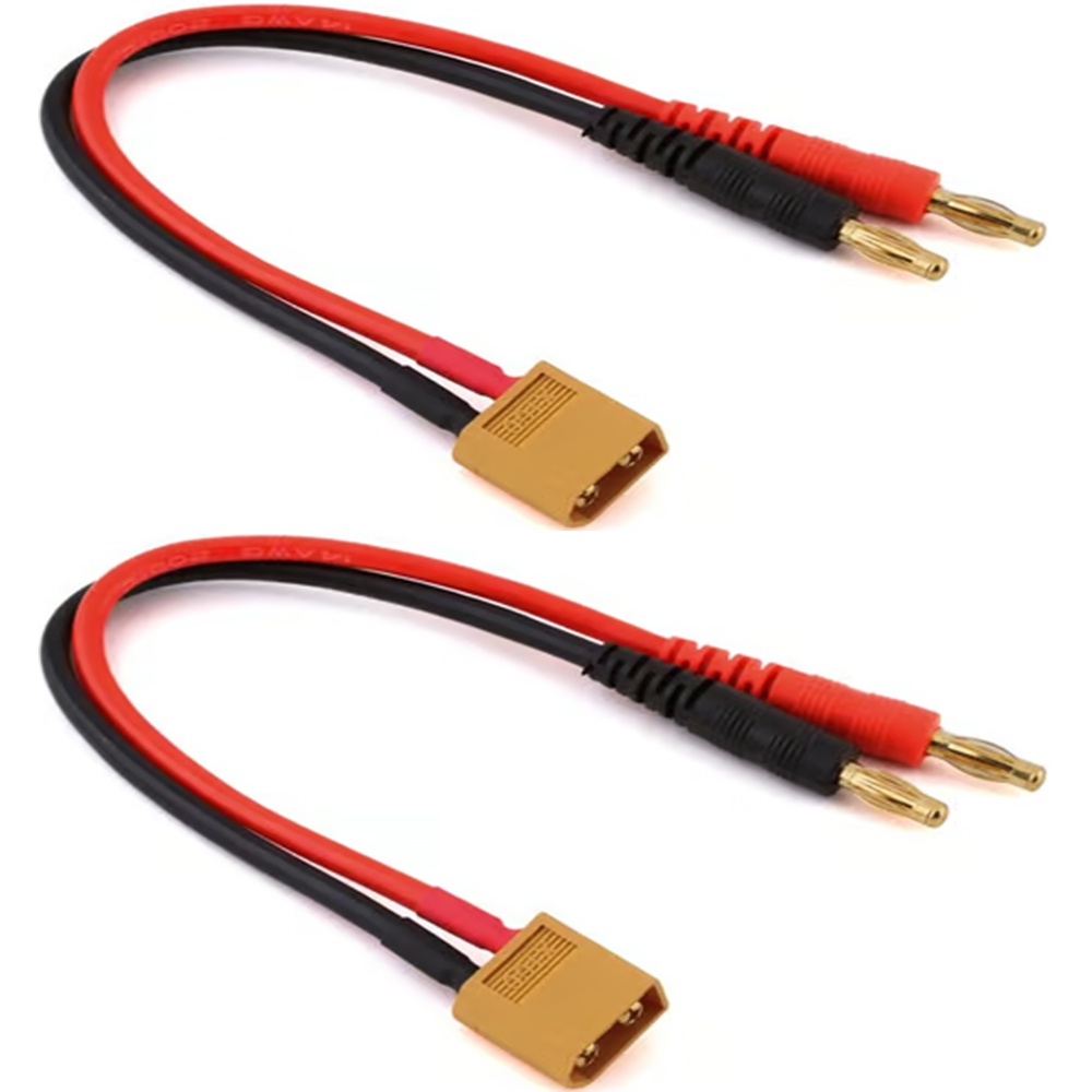 Short XT60 Parallel Battery Connector Cable,14AWG XT60 Male To Female Y