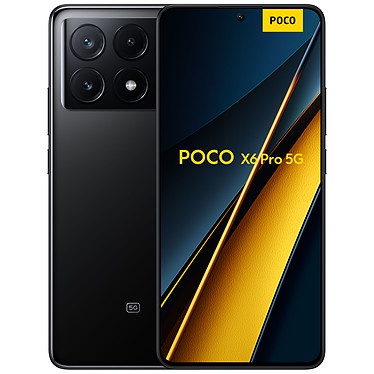 Smartphone Poco X6 Pro 5G 256 GB 8 GB RAM Preto Tela 6.67 Polegadas 120Hz Com NFC Versão Global Original