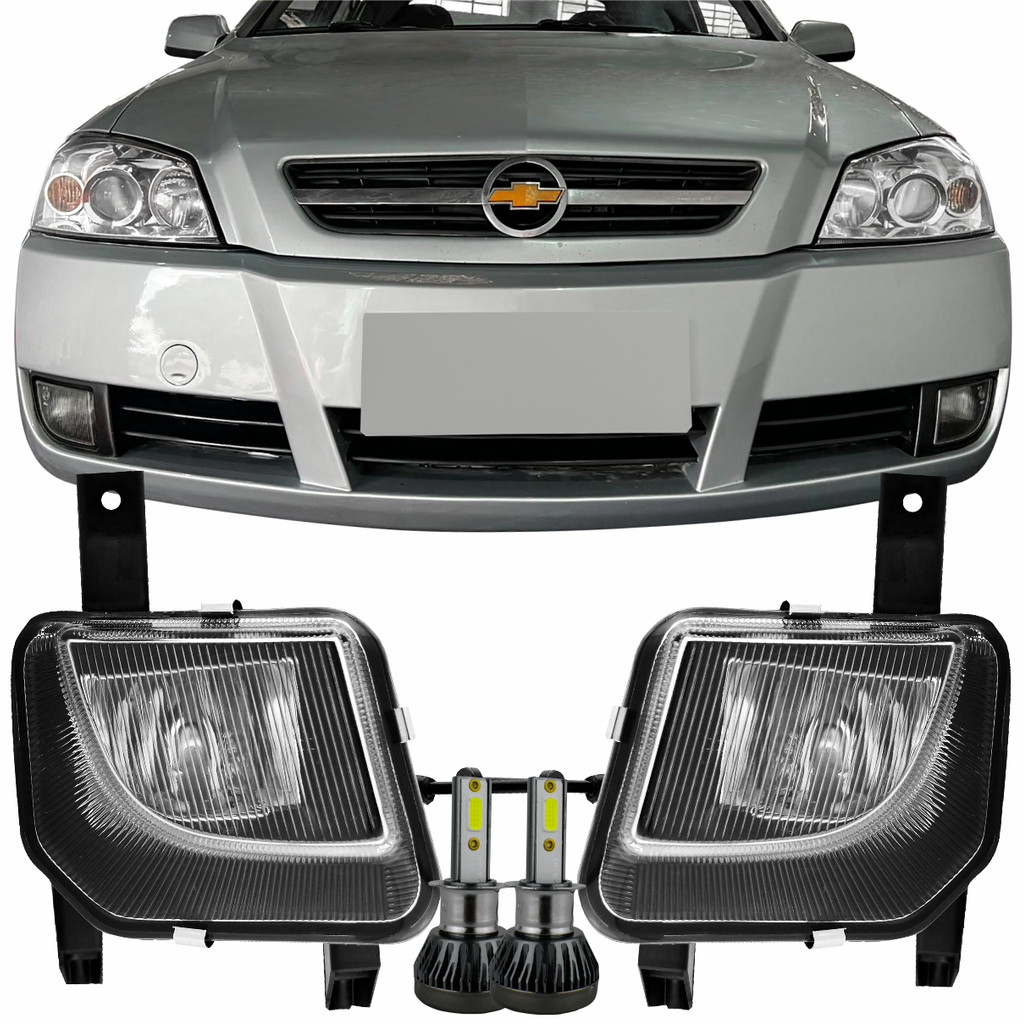 Par Farol Milha Astra 2003 A 2010 Zafira 05 A 12 + Lâmpada LED | Shopee ...