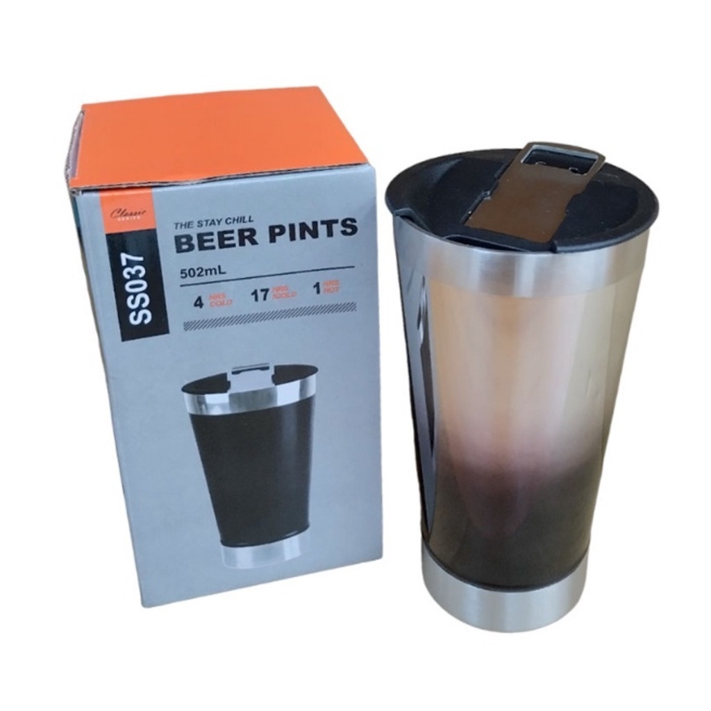 Copo Térmico Colorido De 502ml Com Tampa E Abridor Alex