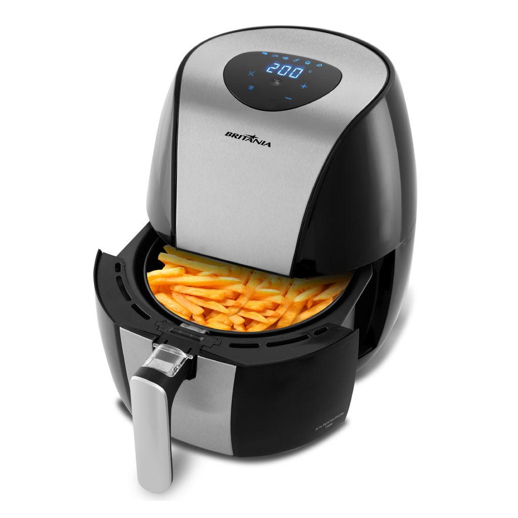 Fritadeira Elétrica Sem Óleo 4L Gaabor Air Fryer Jumbo 1500W Antiadere –  Dafu Shop