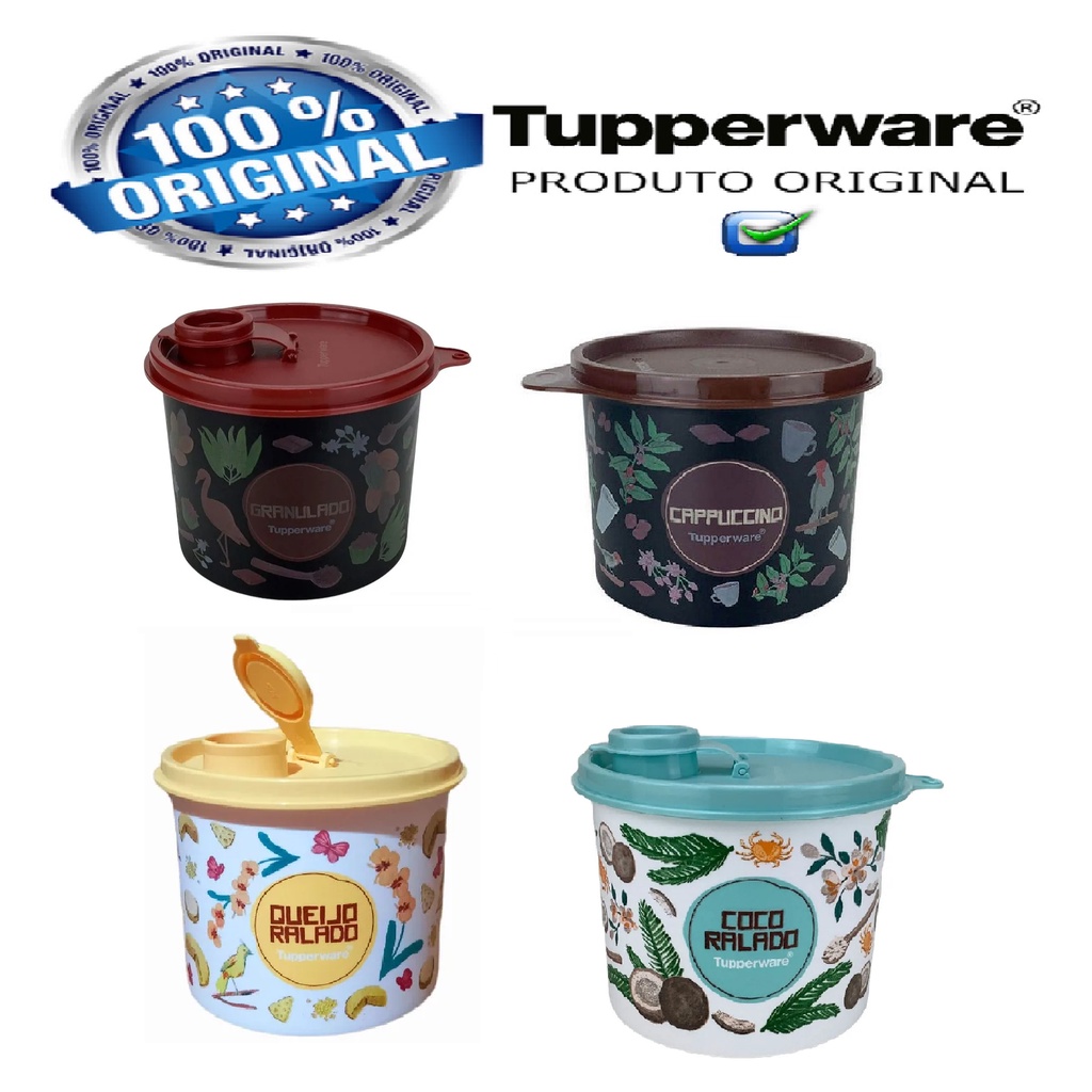 Tupper Redondinha Floral TUPPERWARE | Shopee Brasil