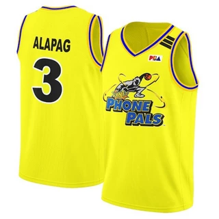 PBA Retro Talk N Texto Jimmy Alapag Réplica Camisa De Basquete Nome E Número Grátis Sublimação Completa